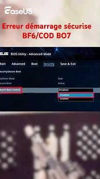 Erreur Secure Boot 🚨 Battlefield 6 & Black Ops 7 | Astuces BIOS