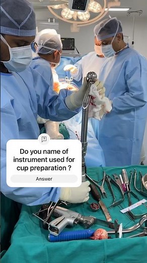 Live hip replacement with OT sounds-preparation for cup in THR #surgeryday #totalhipreplacement