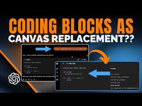 How To Use ChatGPT Coding Blocks