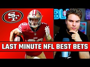 LAST MINUTE NFL Week 10 MUST BETS! | Player Props, Totals and Spreads!