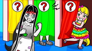 45K views · 1.2K reactions | Paper Dolls Dress Up - Stepmother Sadako and Rapunzel Family Dress - Barbie Story & Crafts | LOR Doll Crafts World | Facebook