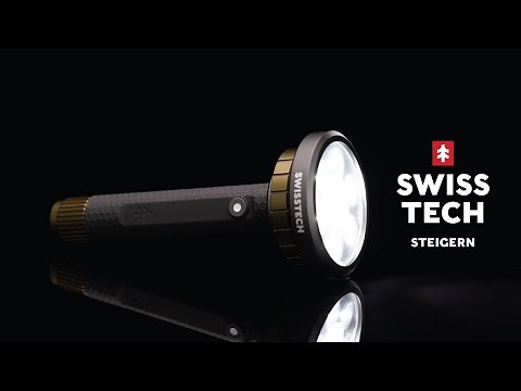 Steigern - Brand New Swiss Tech Rechargeable Flashlight - 2000 Lumen IPX7