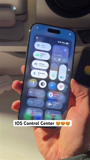 iPhone 17 Control Panel Setup 🔥 New iOS Control Center Features #iphone #ios #shorts