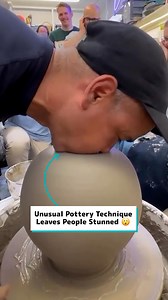 My unusual pottery technique leaves people stunned! 😳🏺 | Craft Factory