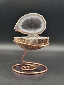 Schwere Geode Ring Box 251227 - Etsy.de