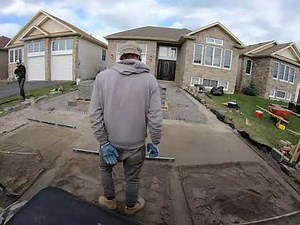 Interlocking Brick Driveway Installation