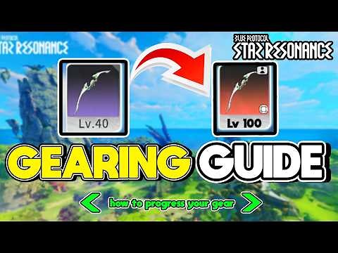 COMPLETE Blue Protocol Star Resonance GEAR Progression Guide