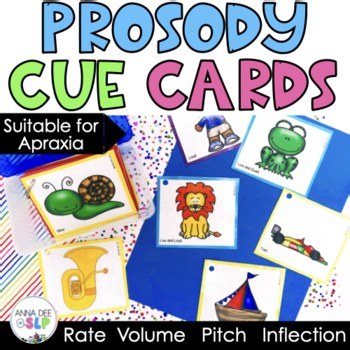 Apraxia of Speech Intonation and Prosody Visual Cue Cards