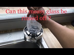 I installed a GLASS RINSER in my kitchen and the result ...