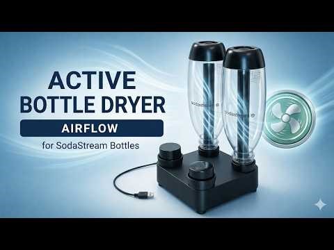 #3dprinted Active Bottle Dryer