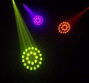 SHEHDS 300W LED Moving Head Light with 13 Gobos, 11 Colors, 8+16 Prism, Frost & Rainbow Wheel, Strobe Effect, DMX512 for Party, KTV, Bar, Stage Show