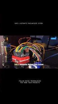 Safe and Automatic Railway Gate system 🚆 | trending | Arduino project #trending