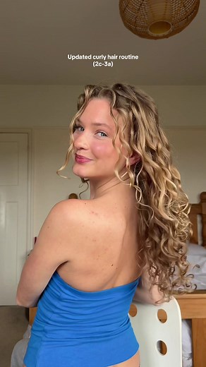 Updated 2c-3a Curly Hair Routine Tutorial | Fine Wavy Hair