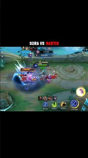 New Hero Sora vs Martis EXP🔥 #mlbb #mlbbcreatorcamp #sora #bome #babifreitas #adivasi