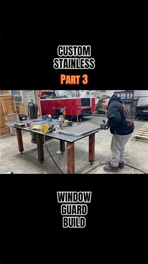 Custom SS Window Guards Done! #welding #fabrication #build #custom #customfabrication