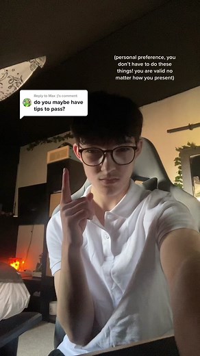 Replying to @Max :) Here are some ftm passing tips #ftm #fyp #foryou #ftmpassing #ftmstealth #ftmtrans #trans