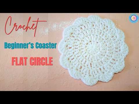How to Crochet a Coaster for Beginners (Easy Pattern) | Step by Step Tutorial