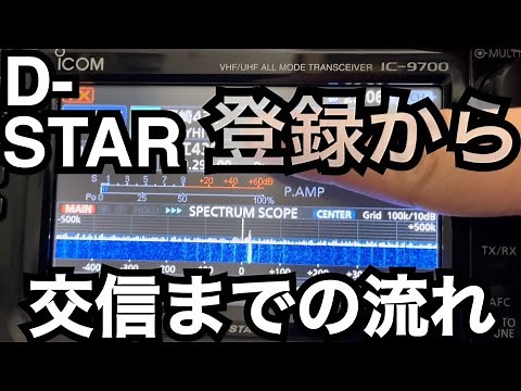D-STAR登録からレピーター交信までの流れを世界一おおざっぱにご説明致します。