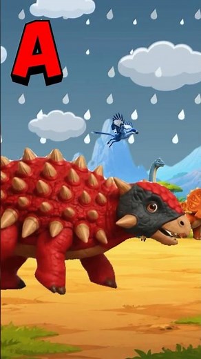 ABC Colorful Dinosaurs Song🦕 Red Blue Yellow Green, Learn Letters🌈 Colors & Dinosaur Sounds for Kids