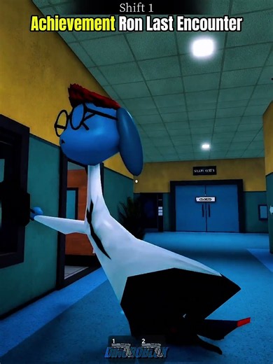 How to get Achievement Ron Last Encounter #dinoroblox #animalhospital #roblox