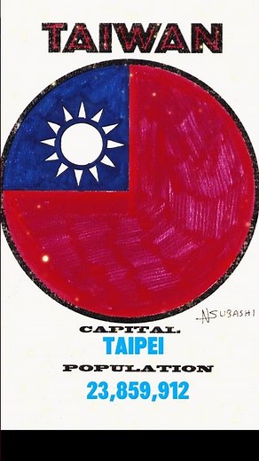 Taiwan 🇹🇼 Flag. #taiwan #flag #travel