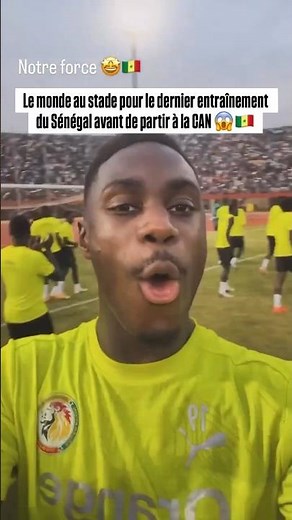 The Lions' final training session before the AFCON at the LSS Stadium 🤩🤯🇸🇳