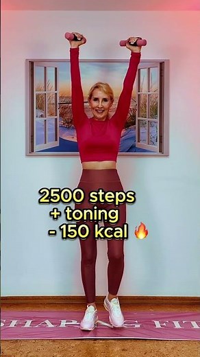 2500 steps with weights - let‘s go!
