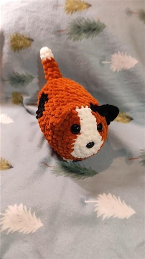 Making a Jumbo Crochet Puppy ✨ 🐶 #crochet #amigurumi #shorts