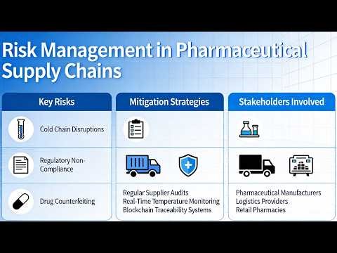 Risk Management in Pharmaceutical Supply Chains (11 Minutes)