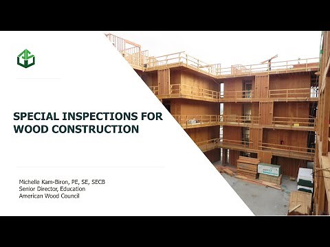 Special Inspections for Wood Construction