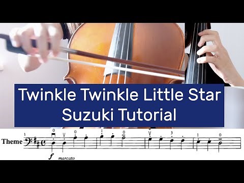 1. Twinkle, Twinkle, Little Stars Variations - Suzuki Cello Book 1 Tutorial by Cello Studio