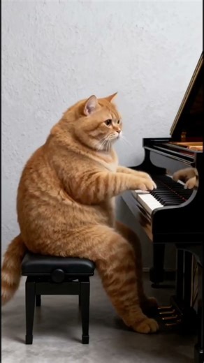 貓貓鋼琴演奏(Cat Piano Performance) #cat #dance #piano #pets #funny