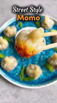 How to make Veg Momos Recipe Without a Steamer?! 🥟 Street Food at Home! #streetfood
