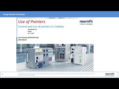 Control and use of Pointers In Codesys
