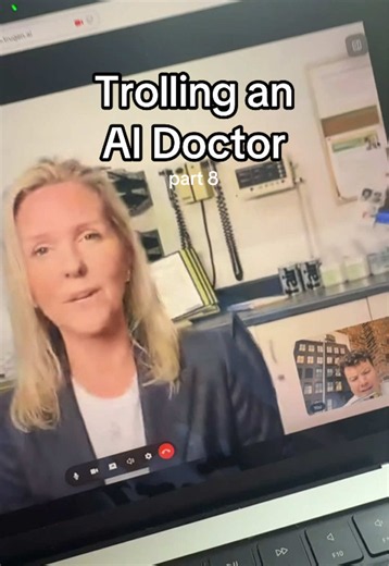 She really does not like me😭 #trolling | ai doctor virtual