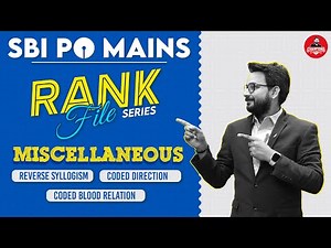 SBI PO 2023 Mains | Miscellaneous Topics | Rank File Series by Saurav Singh Sir
