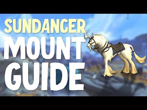 How to Get Sundancer! Shadowlands Mount Guide!