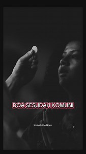DOA sesudah komuni. Jiwa Kristus, kuduskanlah kami. Tubuh Kristus, selamatkanlah kami. Darah Kristus, sucikanlah kami. Air lambung Kristus, basuhlah kami. Sengsara Kristus, kuatkanlah kami. Yesus yang murah hati, luluskanlah doa kami. Dalam luka-luka-Mu, sembunyikanlah kami. Janganlah aku dipisahkan, dari pada-Mu Tuhan. Terhadap seteru yang curang, lindungilah kami. Di waktu ajal, terimalah kami. Supaya bersama para Kudus,kami memuji Engkau untuk selama-lamnya. Amin. #katolik #imankatolikku #ger
