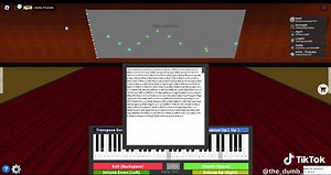 Gojo Theme Piano Sheet for Roblox Players