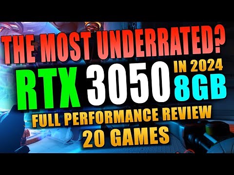 NVIDIA RTX 3050 8GB in 2024 | Tested in 20 Games | Full Performance Review | 1080p | 1440p | 4K