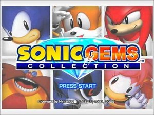 Sonic Gems Collection Manuals Theme