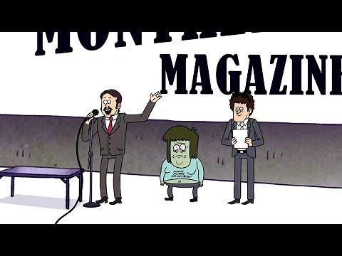 Regular Show - Muscle Man Signs A Life Time Gut Model Contract