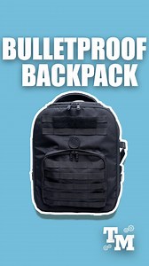4.5K views · 57 reactions | This Backpack Is Bulletproof ?!?! A bulletproof backpack that you have to see. It has hidden pockets designed to hold the armor size of your choice offering you protection. Credits: @ KentuckyBallistics / YT @ selfdefensemall / YT @ bulletproofbackpack948 / YT #tech #technology #engineering #innovative #reels | Tech Moments | Facebook
