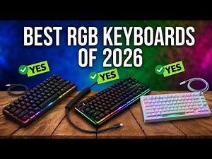 ✅Top 5 Best RGB Keyboards of 2026 — Gaming, Wireless & Budget Picks!