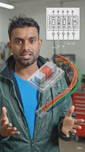 Simple Switch Connection ⚡ | Easy Home Wiring Tutorial 🔌 | Step-by-Step Guide”