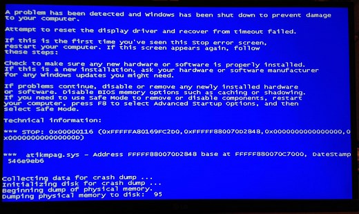 Lösung: atikmdag.sys (Bluescreen bei ATI-Grafikkarte)