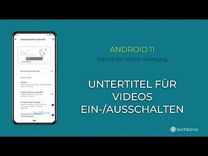 Untertitel für Videos ein-/ausschalten [Android 11]