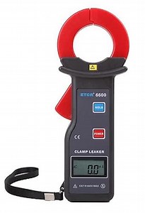 Clamp-Type Electric AC Leakage Current Meter High Accuracy Clamp Leaker Current Tester Meter for Leakage Current Measurement with Range 0.0mA to 600A Resolution 0.1mA CT Size 35mm x 40mm