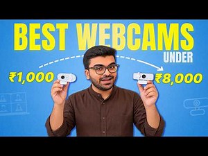 Best Webcam Under ₹1000 to ₹8000 in India 2026! Best Webcam For Laptop, PC, Streaming Best 4K Webcam