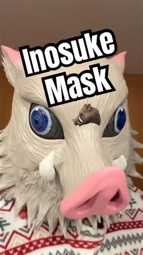 Inosuke Mask! 🐗 #demonslayer #kimetsunoyaiba #anime #inosuke #cosplay #cosplayer